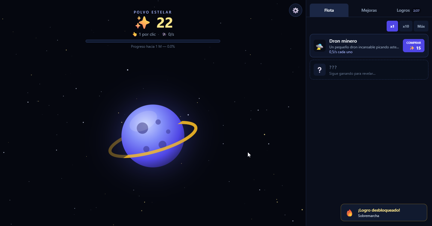 Space Clicker — captura